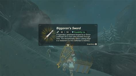 botw biggoron sword durability.